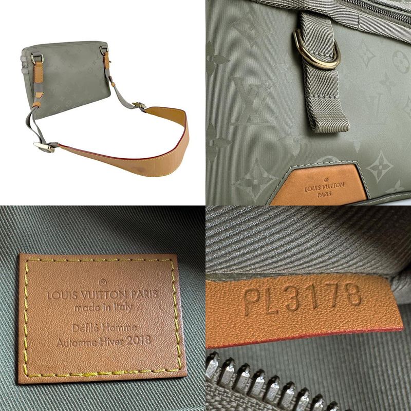 Louis Vuitton Shoulder Bag Monogram Titanium Messenger PM M43889