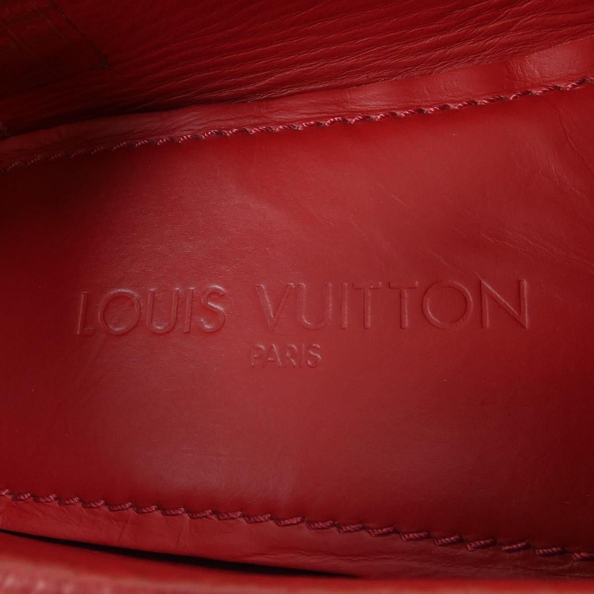 Louis Vuitton Fa0193 Size 6.5 Red Shoes — view 6