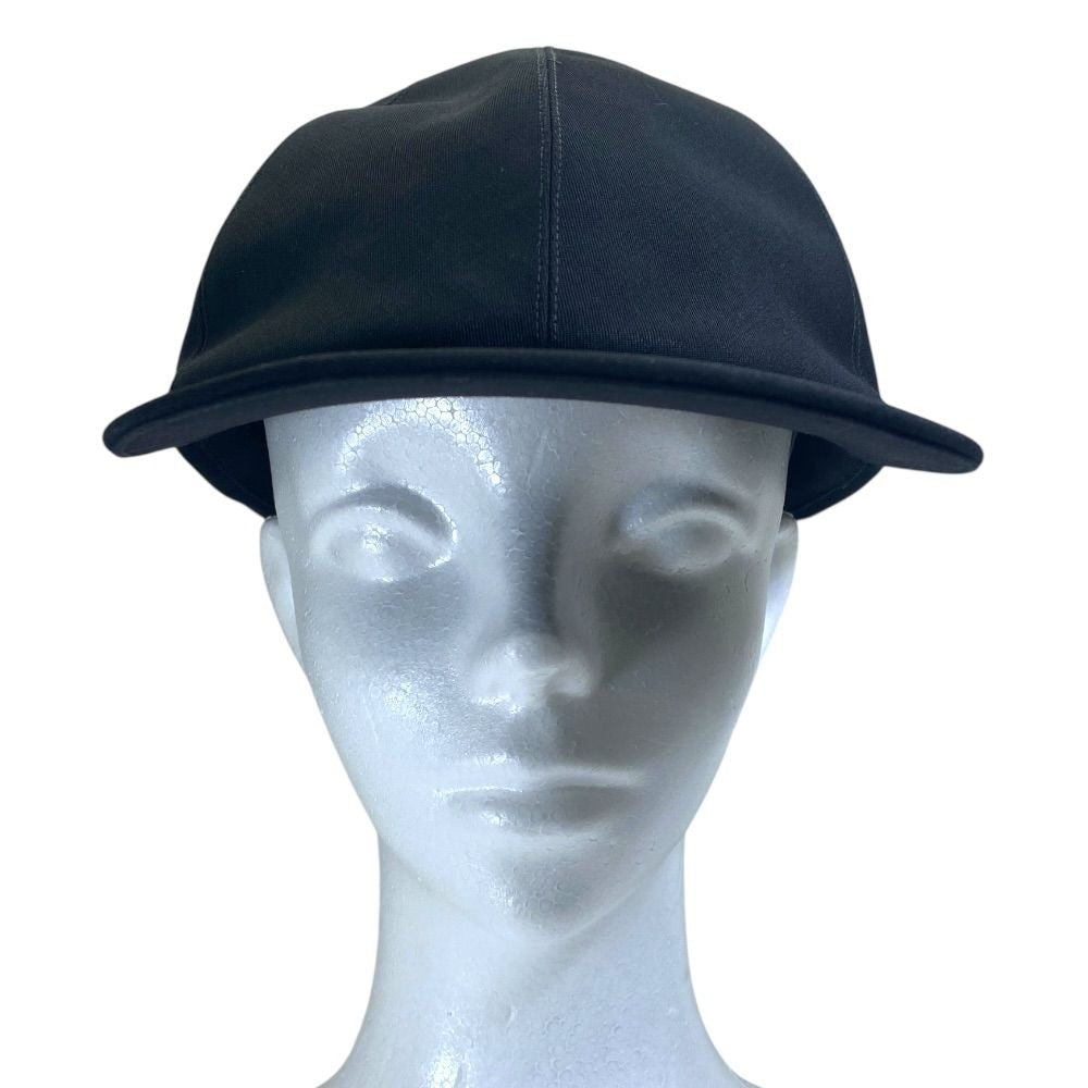 Dior Cap Hat Ribbon Logo Wool Black