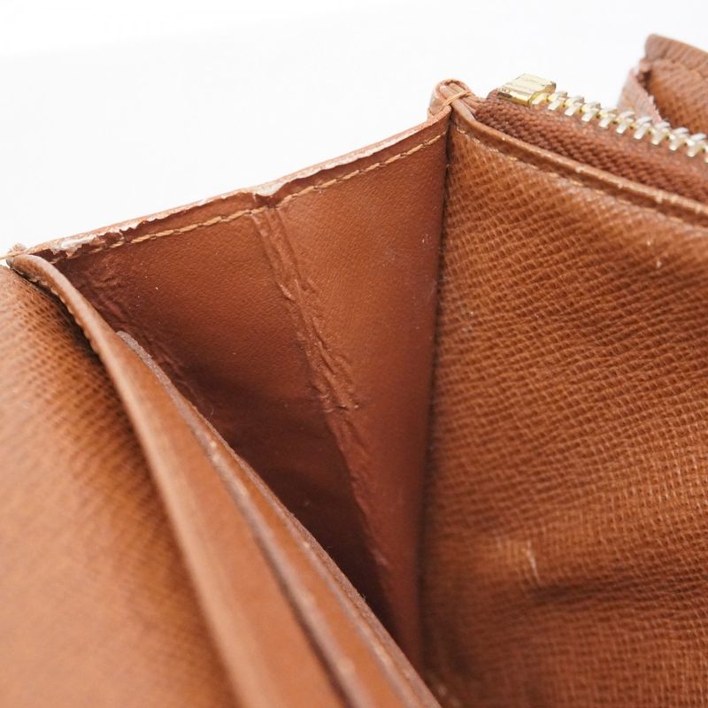 Louis Vuitton Long Wallet Monogram Portefeuille Sarah M61734 Brown Men's