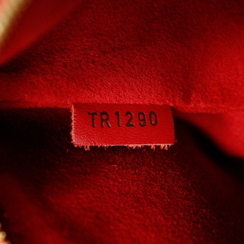 Louis Vuitton Soufflot NV BB M44818 Monogram Canvas Brown/red Tr1290 Ladies