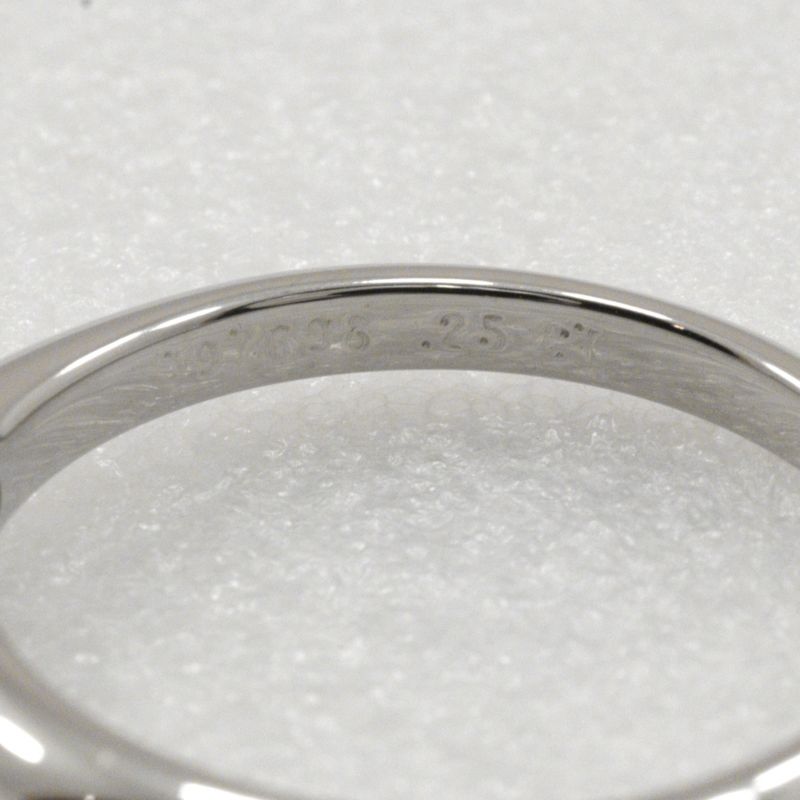 Tiffany & Co Solitaire Pt950platinum × Diamond #9 0.25 Ladies 3.2g Ring