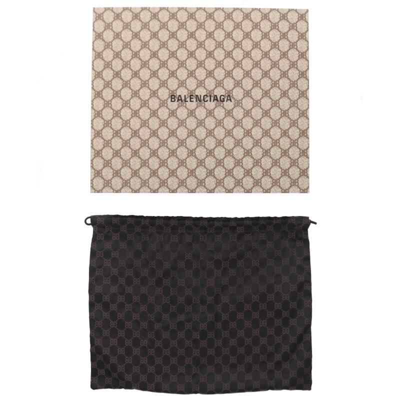 Balenciaga X Gucci 680121 The Hacker BB Allover Sherry Lineleather Shoulder Bag