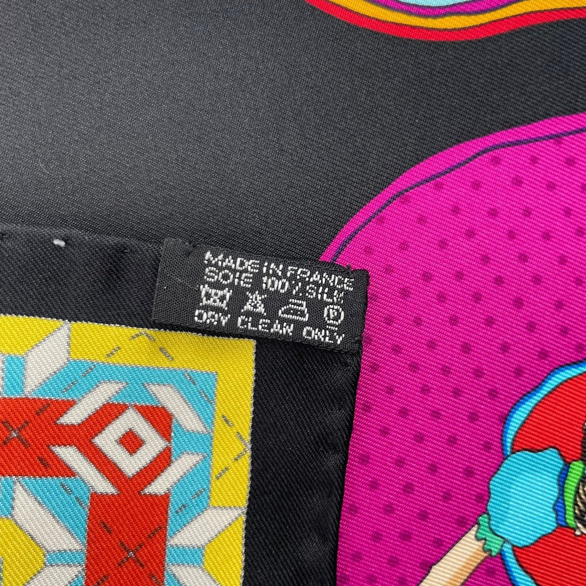Hermes Scarf Carre 90 100% Silk Millefleurs du Mexique Beautiful Mexican — view 9