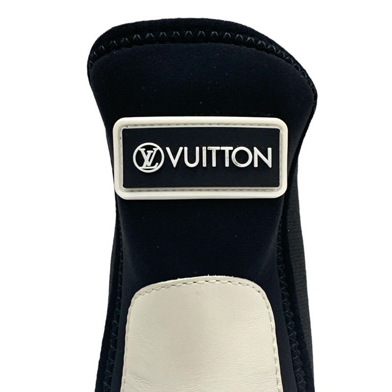 Louis Vuitton Bobur Line Boots Short Shoes Leather Fabric White Black