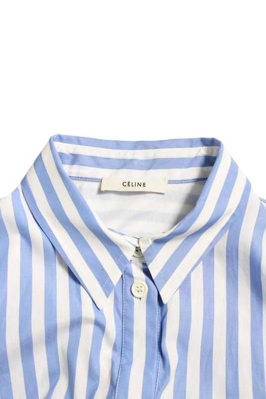 Celine Phoebe Period 2 6BG0 6759 Striped Shirt Dress Women 38