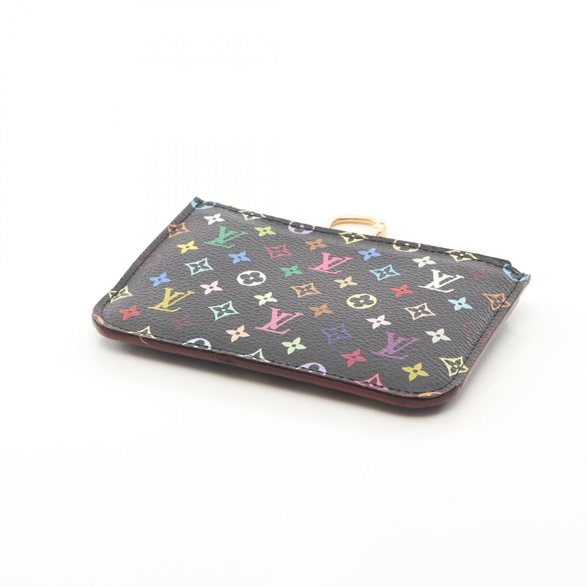 Louis Vuitton Coin Case Pochette Cles Noir Black Grenade Canvas — view 7