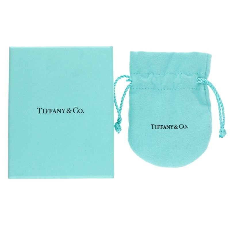 Tiffany & Co T-smile Mini 18K Pink Gold X Pink Sapphire Necklace Ladies