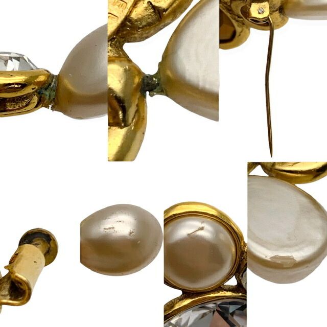 Chanel Brooch Ladies 26 Accessories Rare Clear Formal Chanel GP Faux Pearl