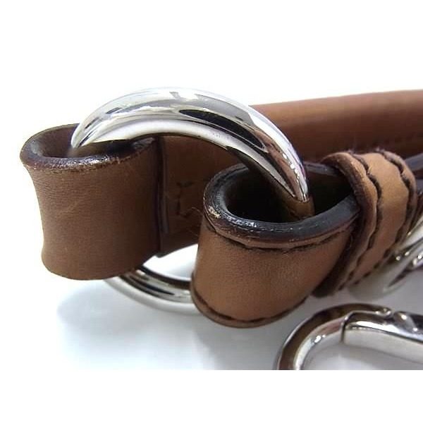 Prada Leather Shoulder Strap Tote Brown — view 5