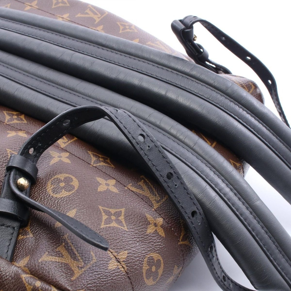 Louis Vuitton Backpack Palm Springs MM Canvas Leather — view 9