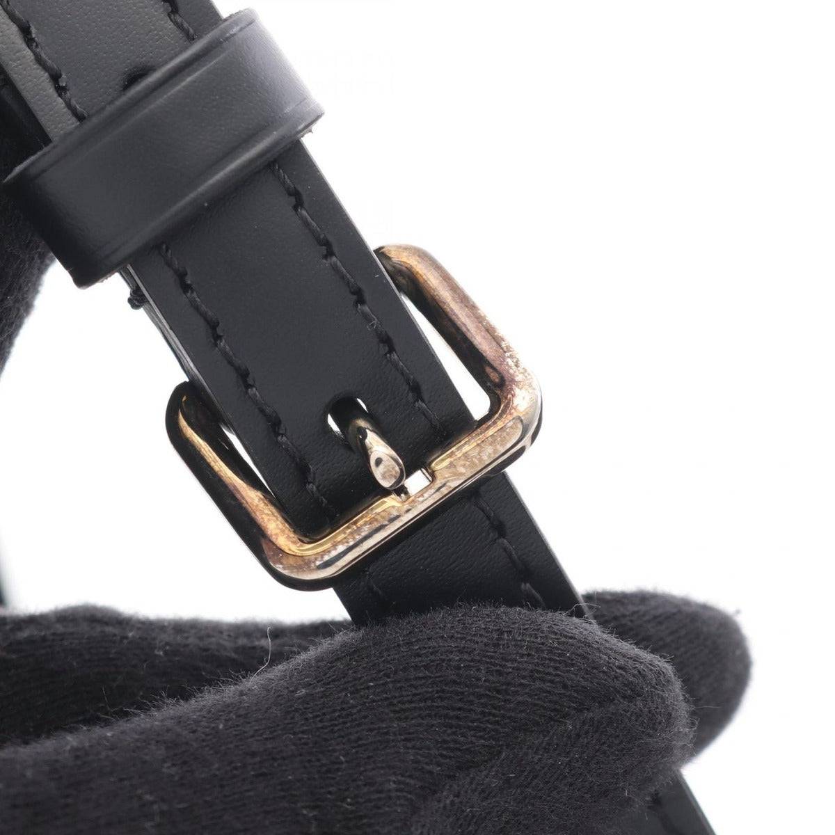 Louis Vuitton Handbag Cannes Noir Black Leather — view 9