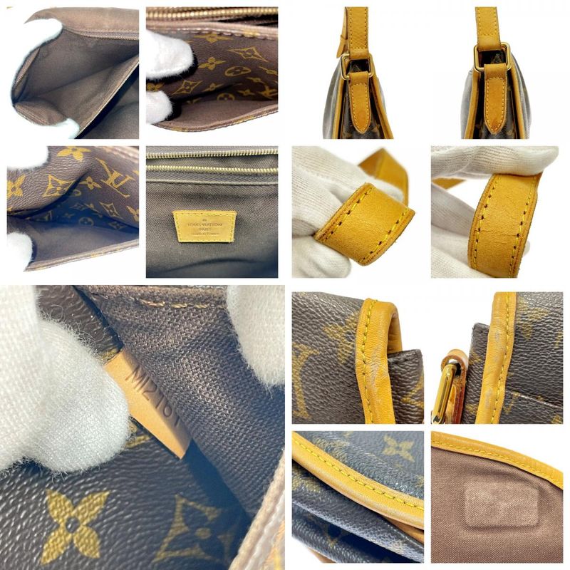 Louis Vuitton M40474 Monogram PVC Menilmontane PM Shoulder Bag Brown 367900