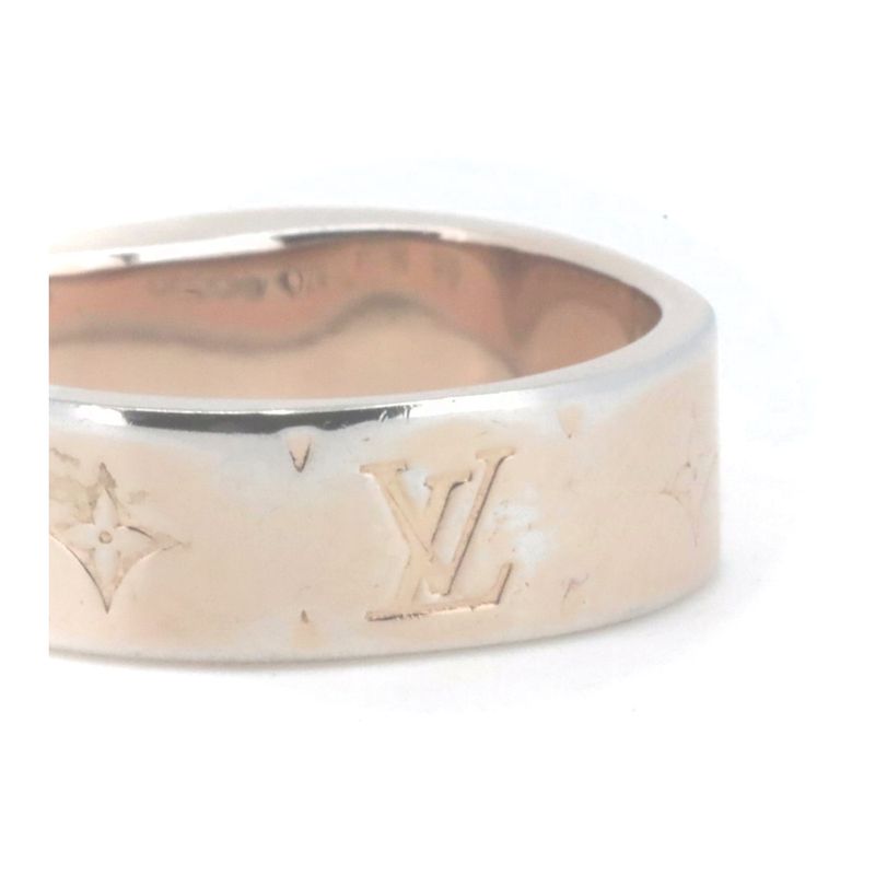 Louis Vuitton Nanogram M00210 #S Ring Ring Size 9.5 Pawnshop Item