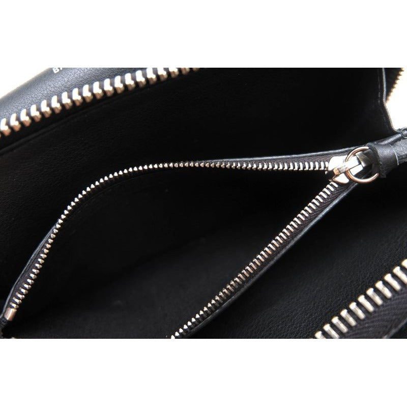 Balenciaga Long Wallet Men Leather Black Papier Za Money — view 8