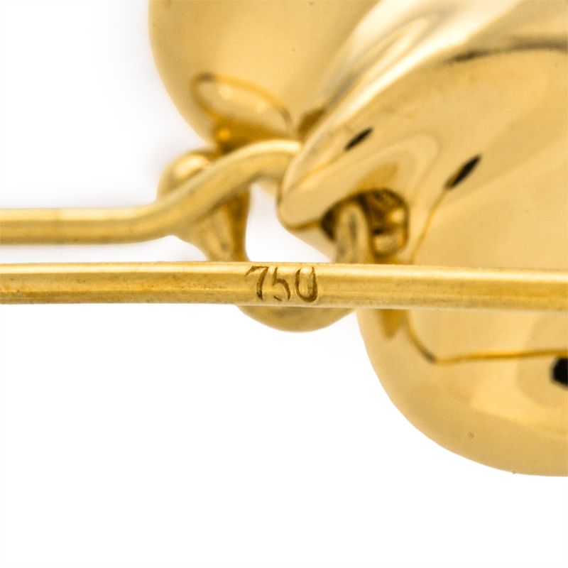 Tiffany & Co Tiffany & Co Full Heart Earrings 18K Yellow Gold 91g Gold Elsa