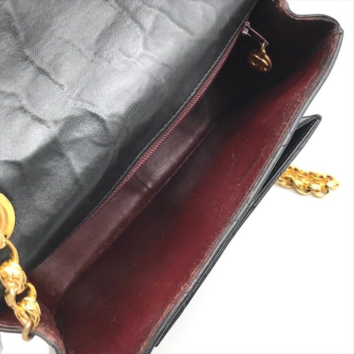 Chanel Quilted Turnlock CC Logo Brilliant Chain Shoulder Bag