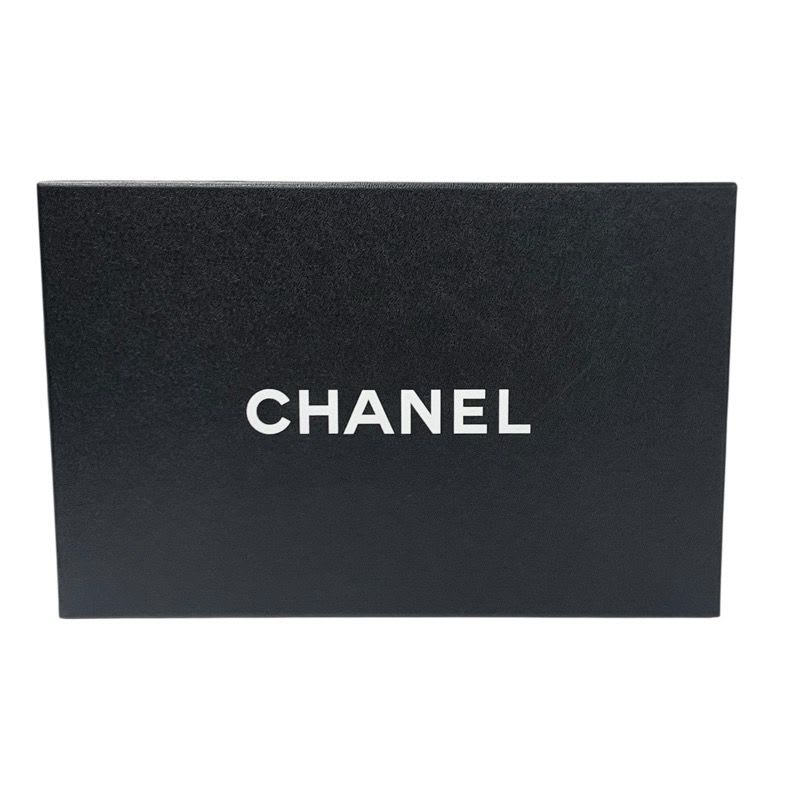 Chanel Chanel Sandals Shoes Leather Black Gold Coco Mark Icon Metal Strap Quilted