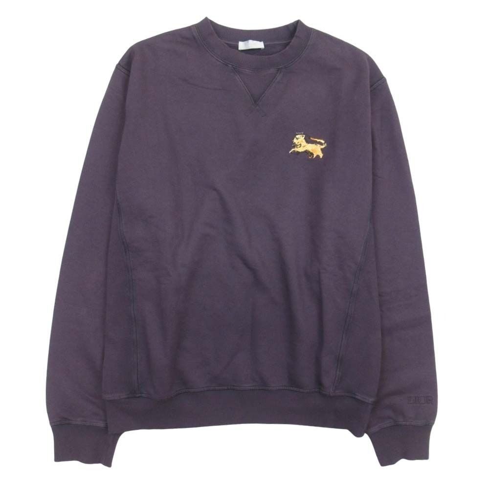 Dior Homme Peter Doig Collaboration Sweatshirt Shirt Lion Embroidery Fleece