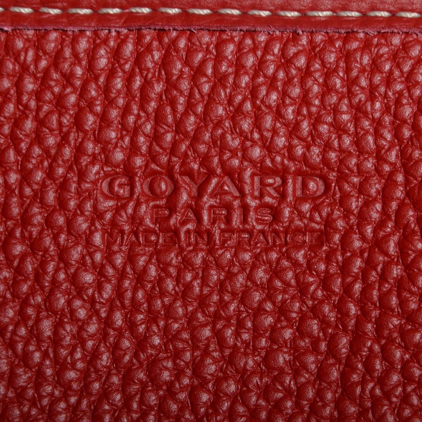Goyard Goyardine Sac Chien Hardy PM Tote Bag Pet Carrier Purse & Pouch Red
