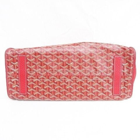 Goyard Goyardine Sac Chien Hardy PM Tote Bag Pet Carrier Purse & Pouch Red