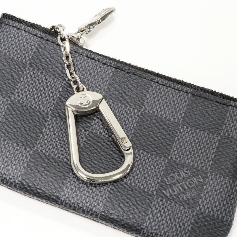 Louis Vuitton Coin Case Key Case Damier Graphite Pochette Cles N60155