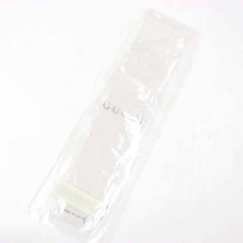 Gucci 100% Silk Interlocking G Total Pattern Cles St Logo Tie Wide Tie Brown