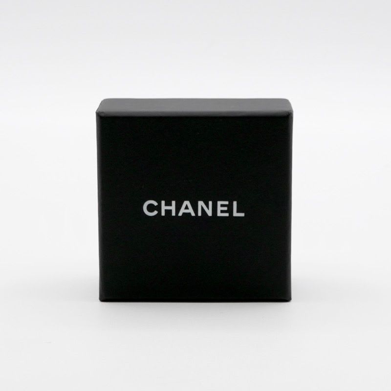 Chanel Earrings Gold Coco Mark Square