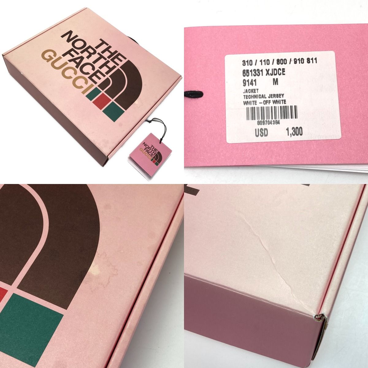 The North Face×Gucci Pants Jogger Pants 651331 Xjdce Beige Size M Ladies Box