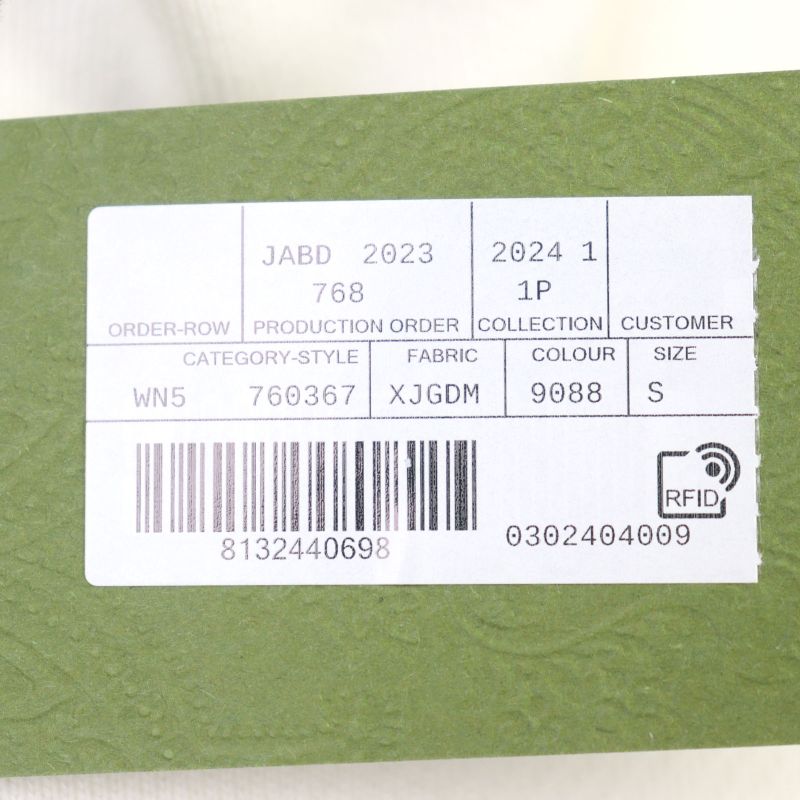 Gucci 24SS 760367 100% Cotton GG Logo Embroidery Horse Firenze High Neck