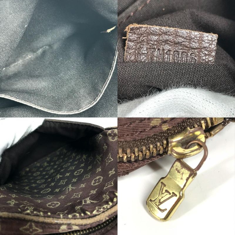 Louis Vuitton Shoulder Bag Danube M95228 Monogram Mini Lin Canvas Brown