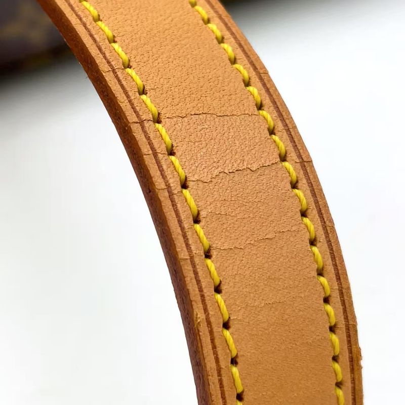 Louis Vuitton Sac Shopping Monogram Leather X PVC Brown Tote Bag Gold M51108