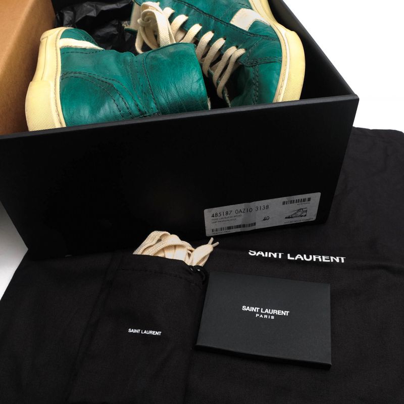 Saint Laurent/Yves Saint Laurent Shoes Sneakers Shoes High Cut Men Leather
