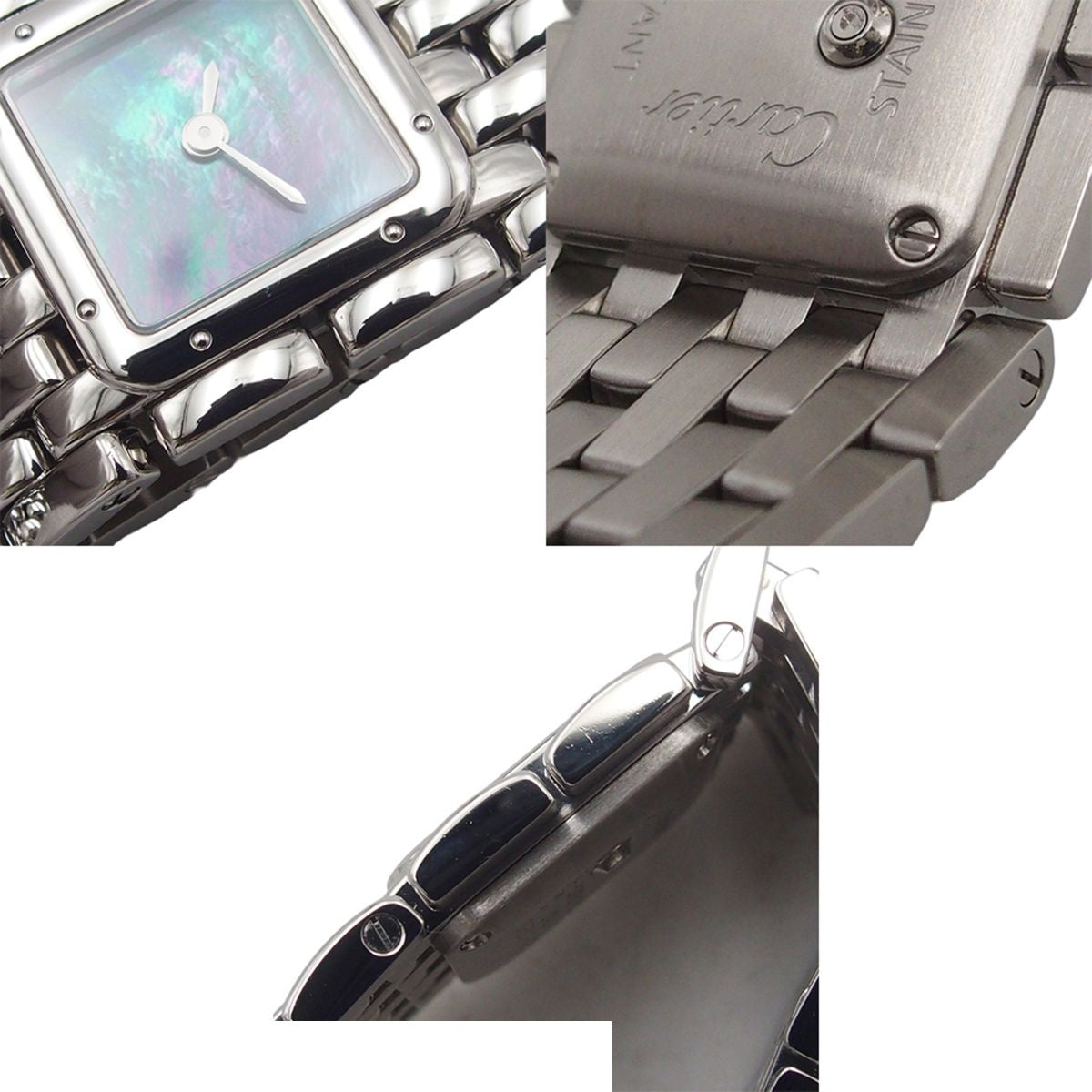 Cartier Panther Ribbon Blue Shell SS Watch Quartz Completed — view 8