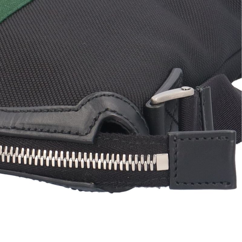 Gucci Sherry Line Shoulder Bag Canvas 631195 Black Men's Gucci Preowned Gucci