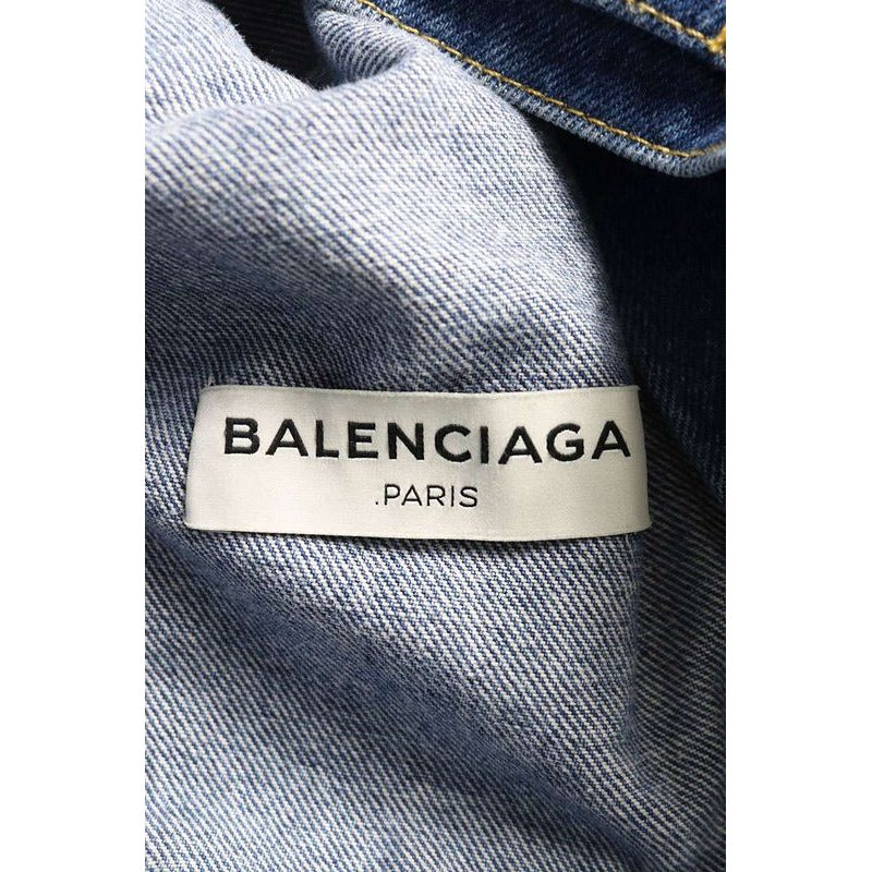 Balenciaga Tsb06 Swing Denim Jacket 34 — view 3