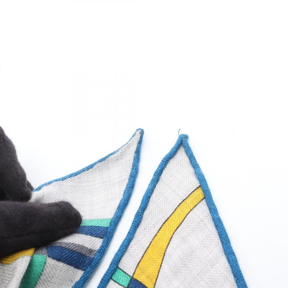 Hermes Scarf Losange GM Quincaillerie Equestre Silk Shawl — view 7