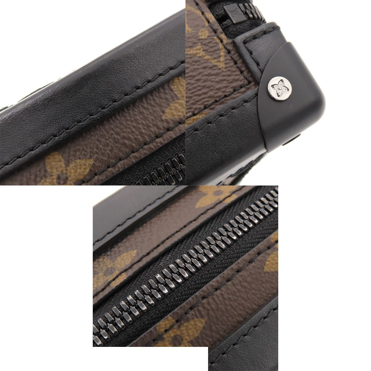 Louis Vuitton Vertical Soft Trunk Noir Monogram Tufting — view 8