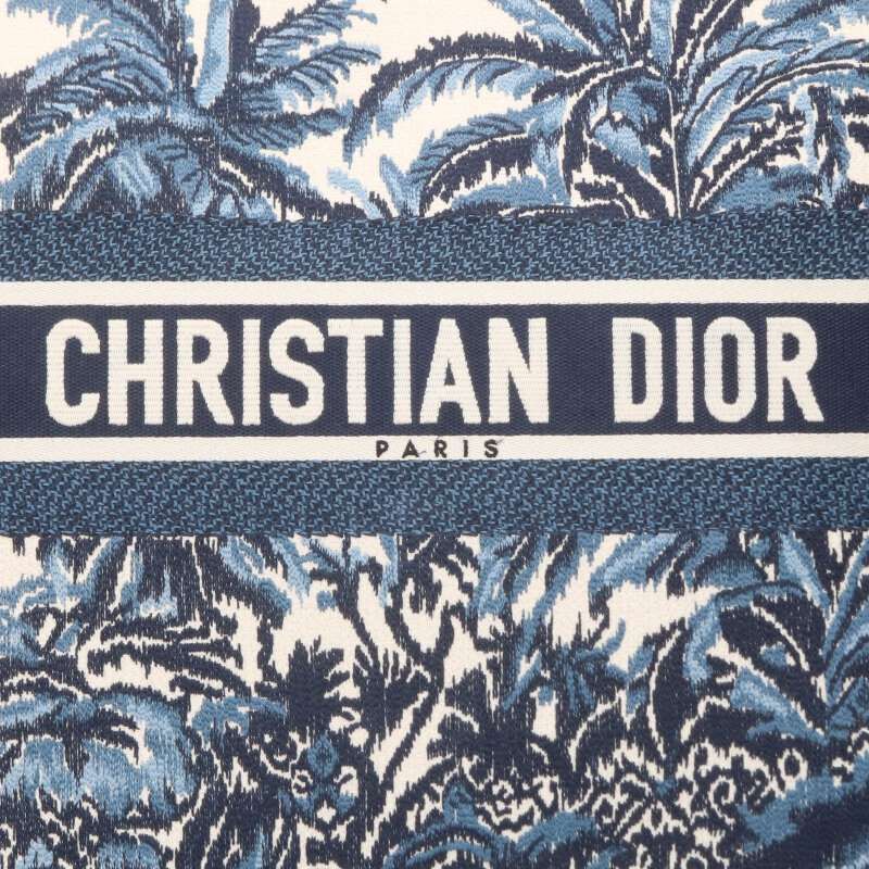 Dior BOOK TOTE Book Tote Palms Large Toile De Jouy Tote Bag Women's Large