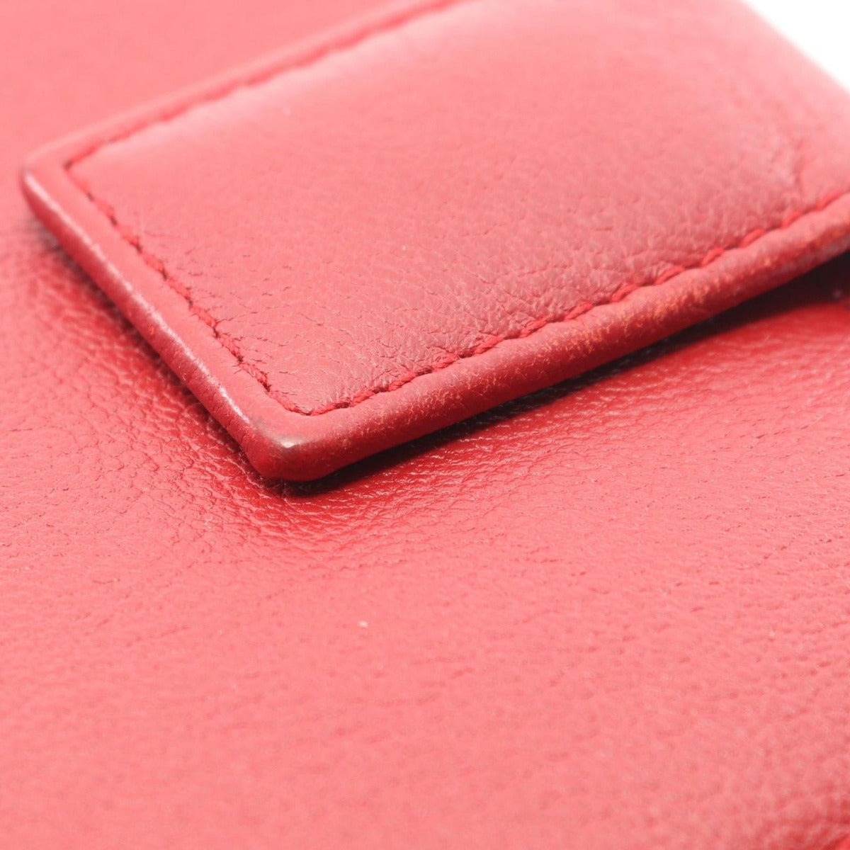 Saint Laurent Yves Bifold Wallet YSL Logo Red Leather — view 10