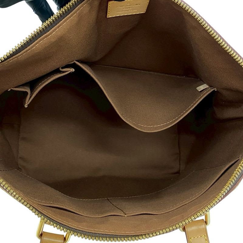 Louis Vuitton Palermo PM Monogram Leather 2-Way Handbag Shoulder Bag Brown 34145
