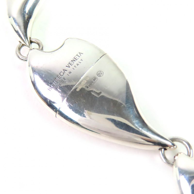 Bottega Veneta 688702 Design Bracelet Ag925 Silver L With Box