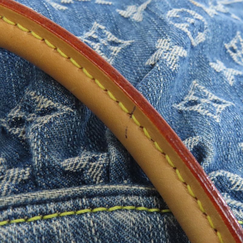 Louis Vuitton M95349 Neo-kavi MM Handbag Denim Women