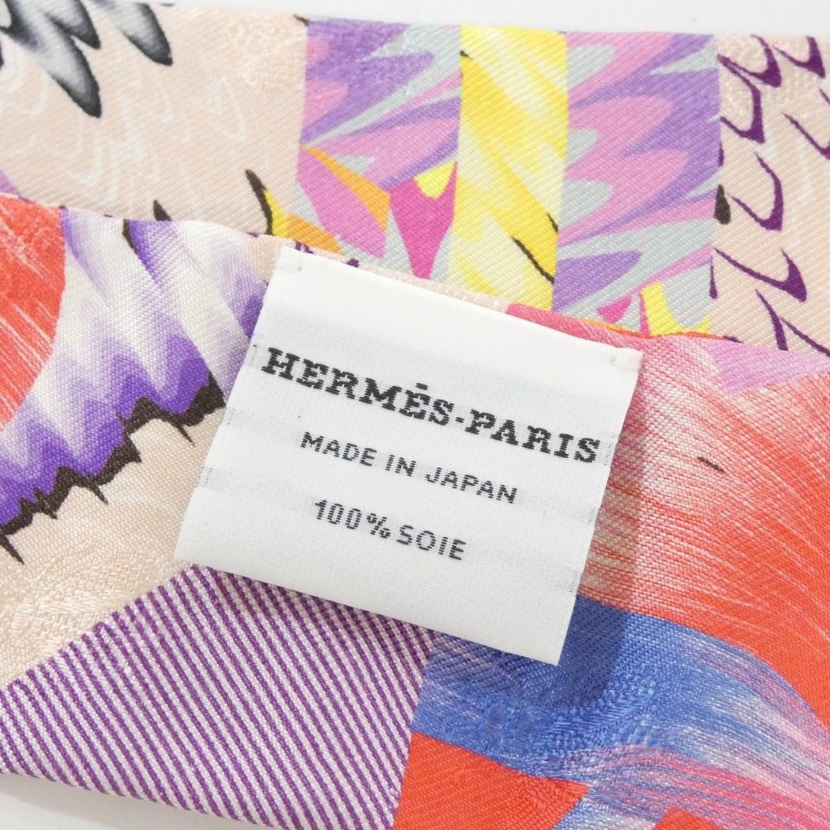 Hermes Twilly Marble Silk Scarf — view 4