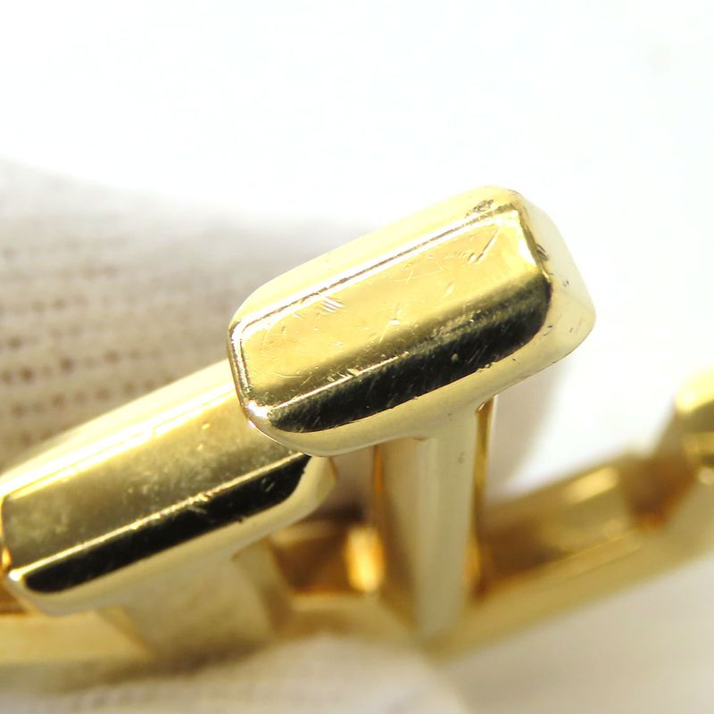 Louis Vuitton Key Holder LV Faceted M65216 Metal Gold Bag Charm Accessories