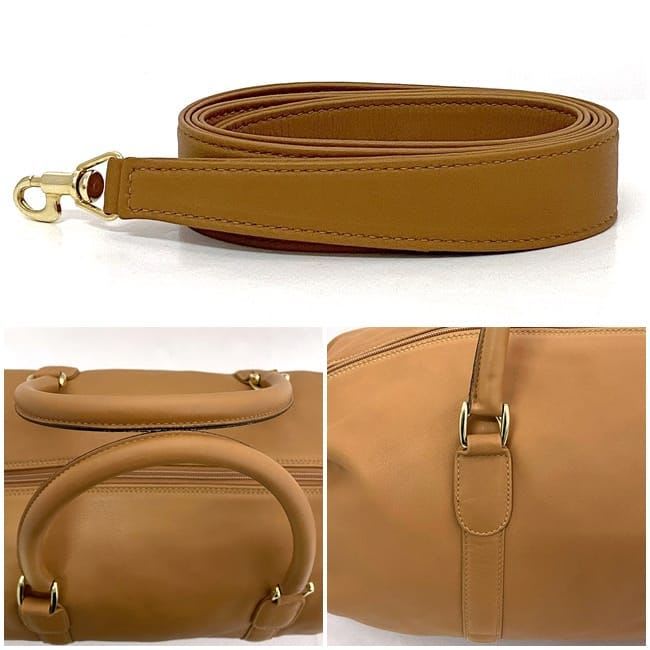 Gucci 2-Way Boston Bag Camel Brown