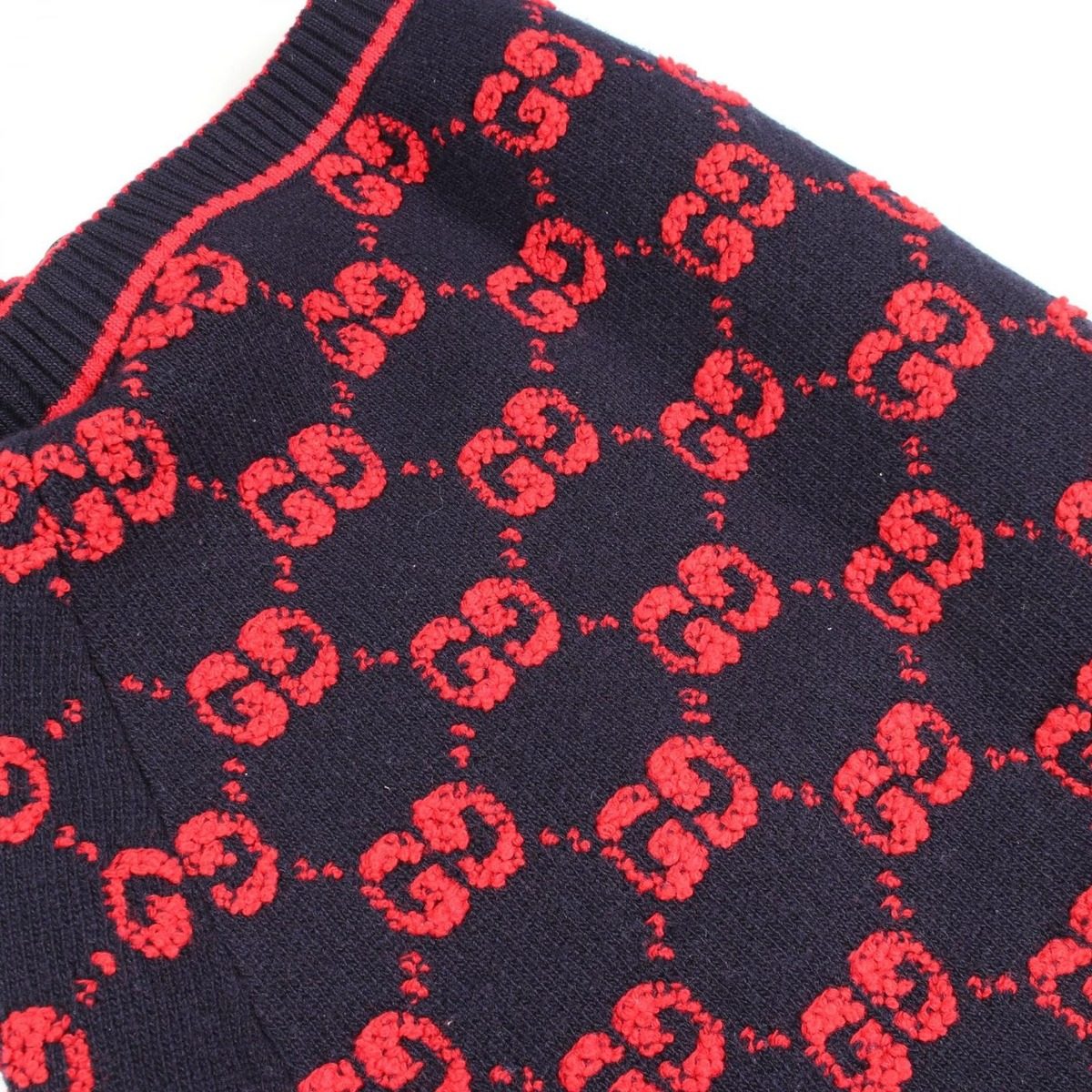 Gucci Skirt GG Wool Cles Jacket Pattern Knit — view 8