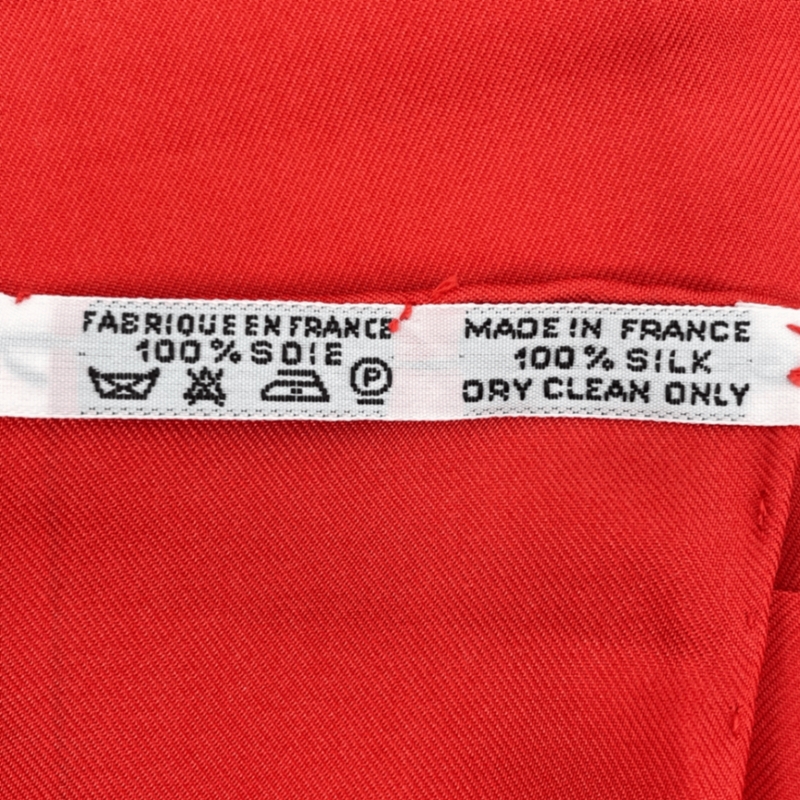 Hermes Scarf Carre 90 Silk THE Original NEW Orleans Creole JAZZ New Orleans Red