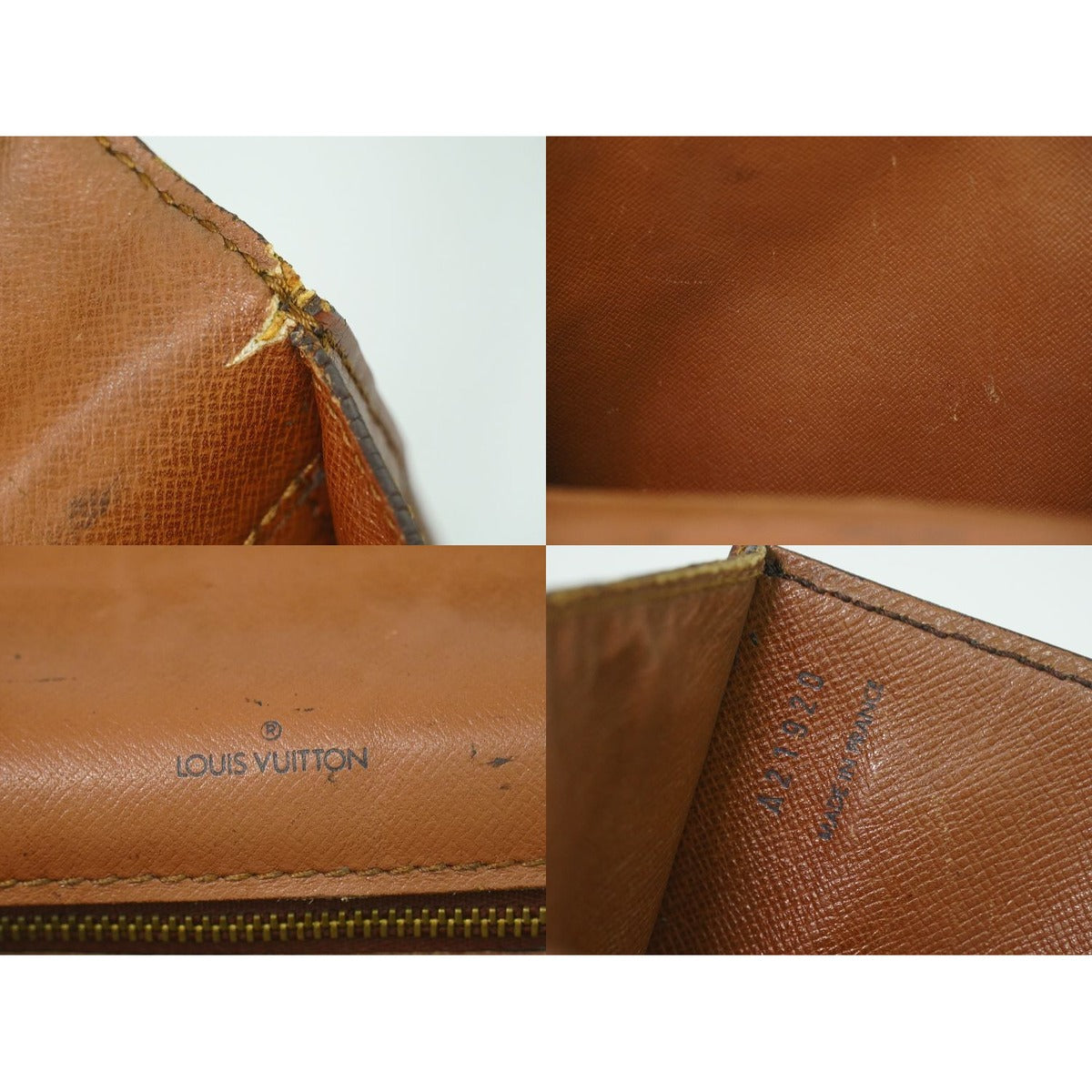 Louis Vuitton LV Monceau Monogram 2-Way Shoulder Bag Brown — view 9
