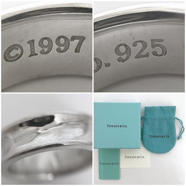Tiffany & Co Ring Ec21993 Silver 1837 Ring JP9